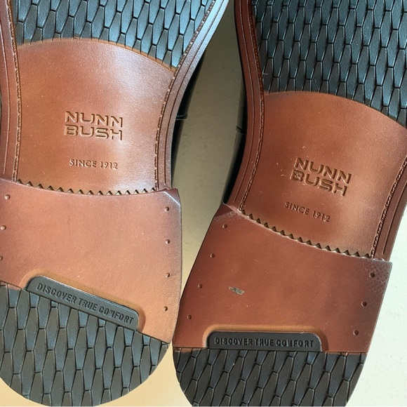 🔥SALE🔥 Nunn Bush Mens Size 11.5 Black Lincoln Moc Toe Penny Loafer NEW IN BOX - Picture 12 of 16